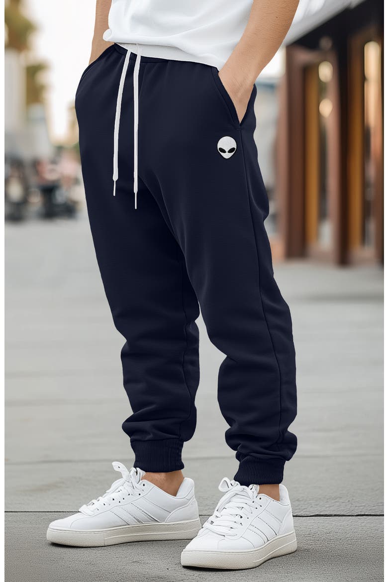 Mens Alien Midweight Fleece Jogger Pant, Alternate, color, Navy Blue