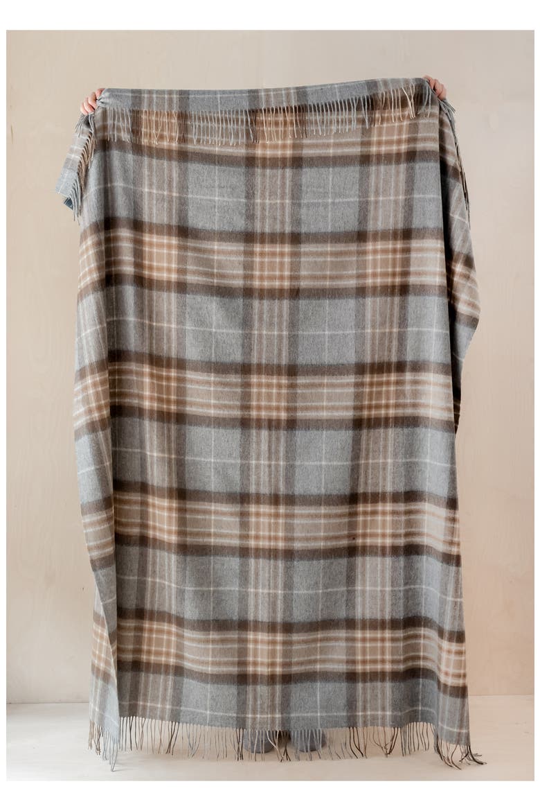 Tartan Lambswool Blanket, Alternate, color, MACKELLAR TARTAN
