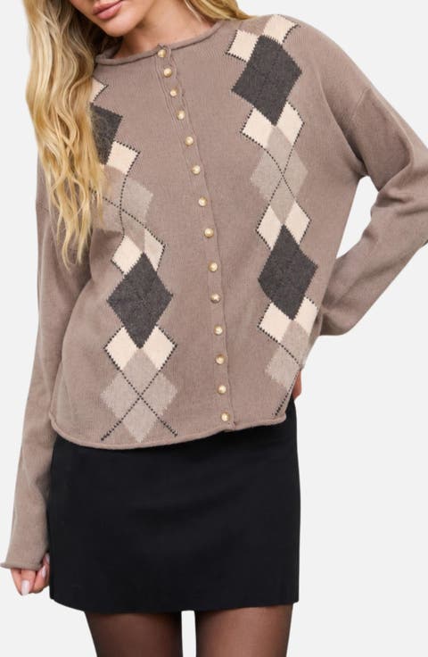 Argyle Cardigan