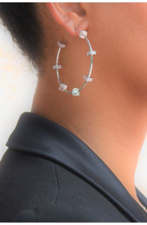 Bridget Large Hoop Earrings