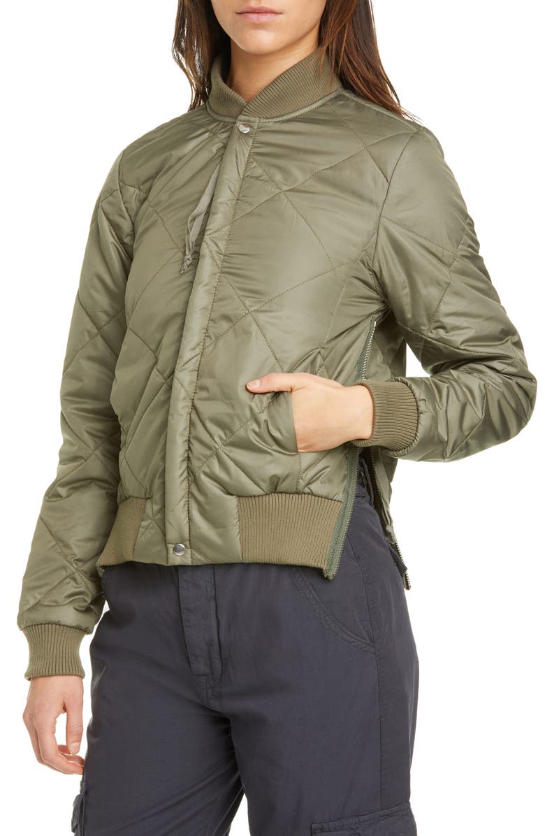 NSF Clothing Neil Quilted Bomber Jacket, Alternate, color,