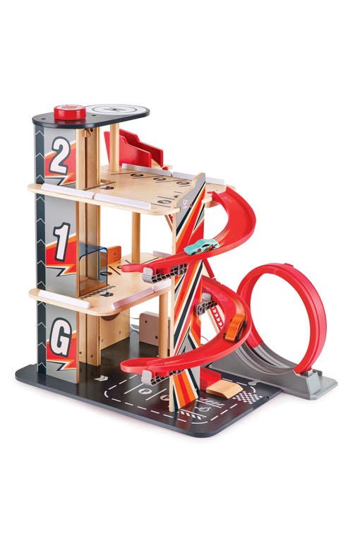 Hape Gearhead Stunt Garage in Multi  product
