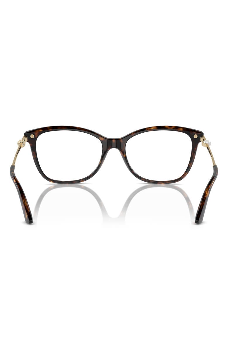 Jimmy Choo 54mm Pillow Optical Glasses, Alternate, color, Havana / Demo Lens