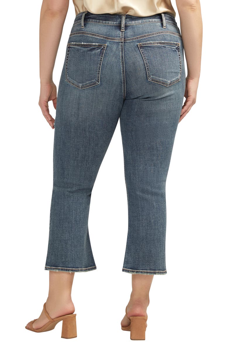 Silver Jeans Co. Suki Mid Rise Crop Flare Jeans, Alternate, color, 