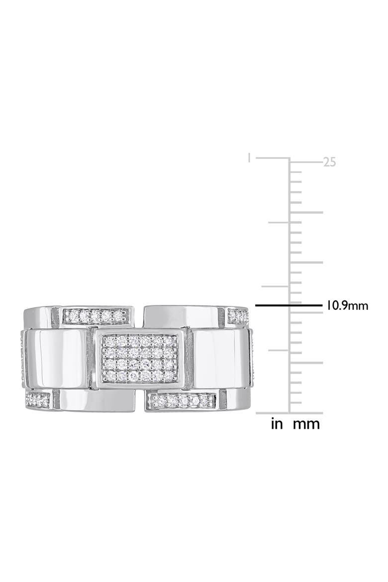 Men's Diamond Ring, Alternate, color, SILVER