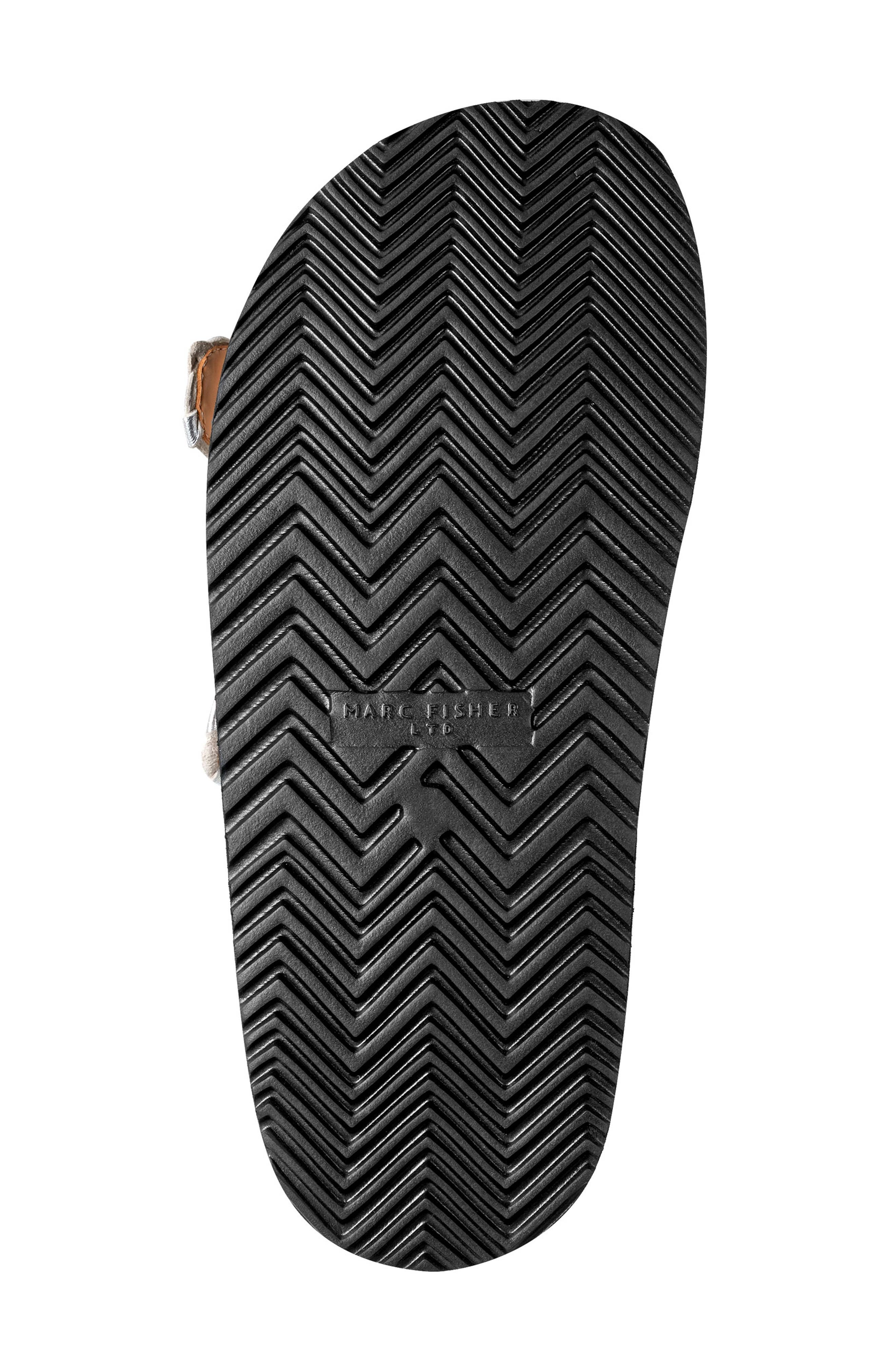 Marc Fisher LTD Auggie Two Strap Sandal, Alternate, color, Silver