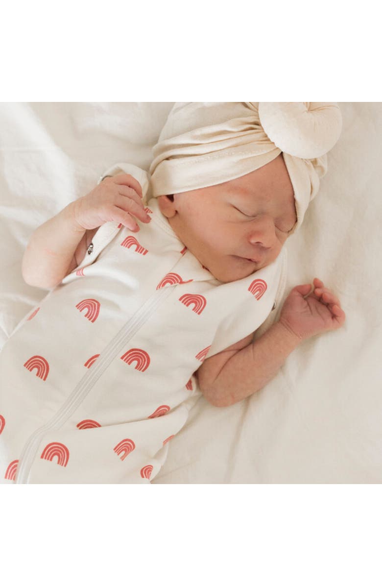 Tiny Twinkle Supersoft Micro-Fleece Sleep Sack with Swaddle Transition, Alternate, color, Rainbows