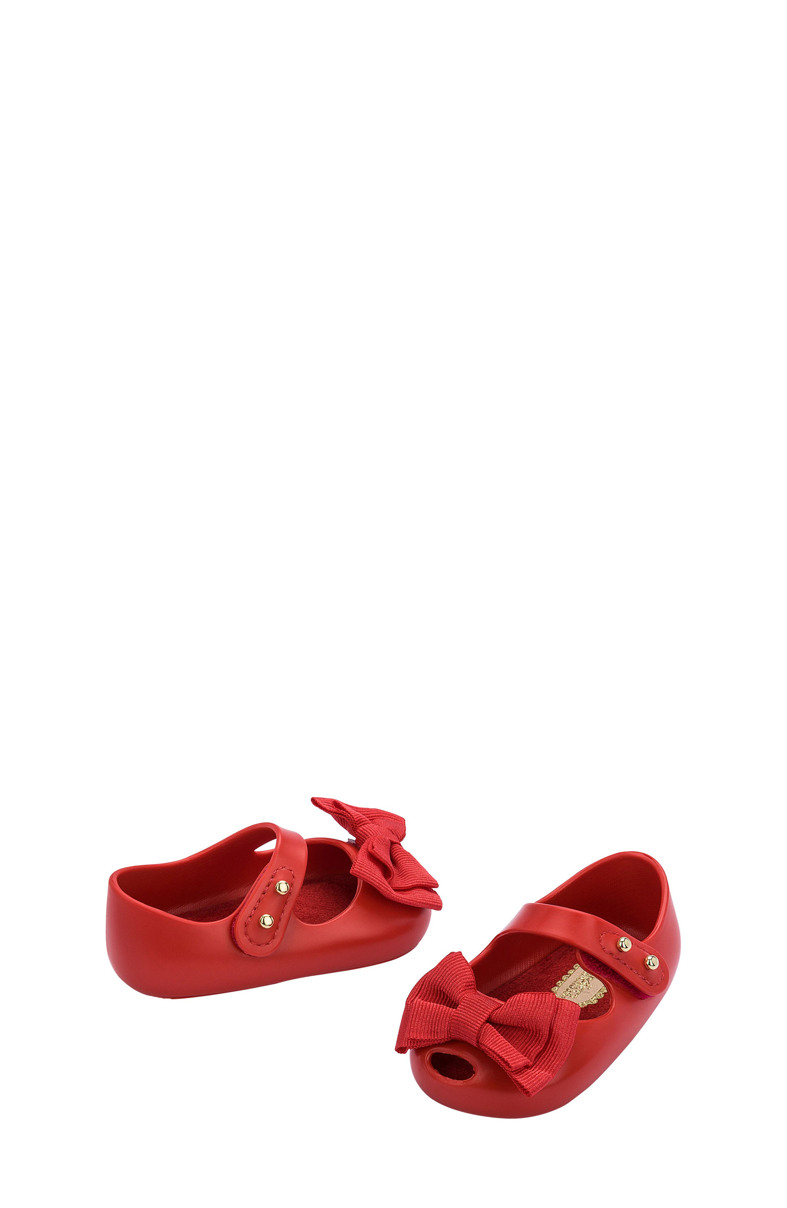 Mini Melissa My First Melissa Mary Jane Flat, Alternate, color, Red