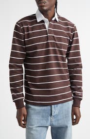 Noah Classic Long Sleeve Rugby Polo