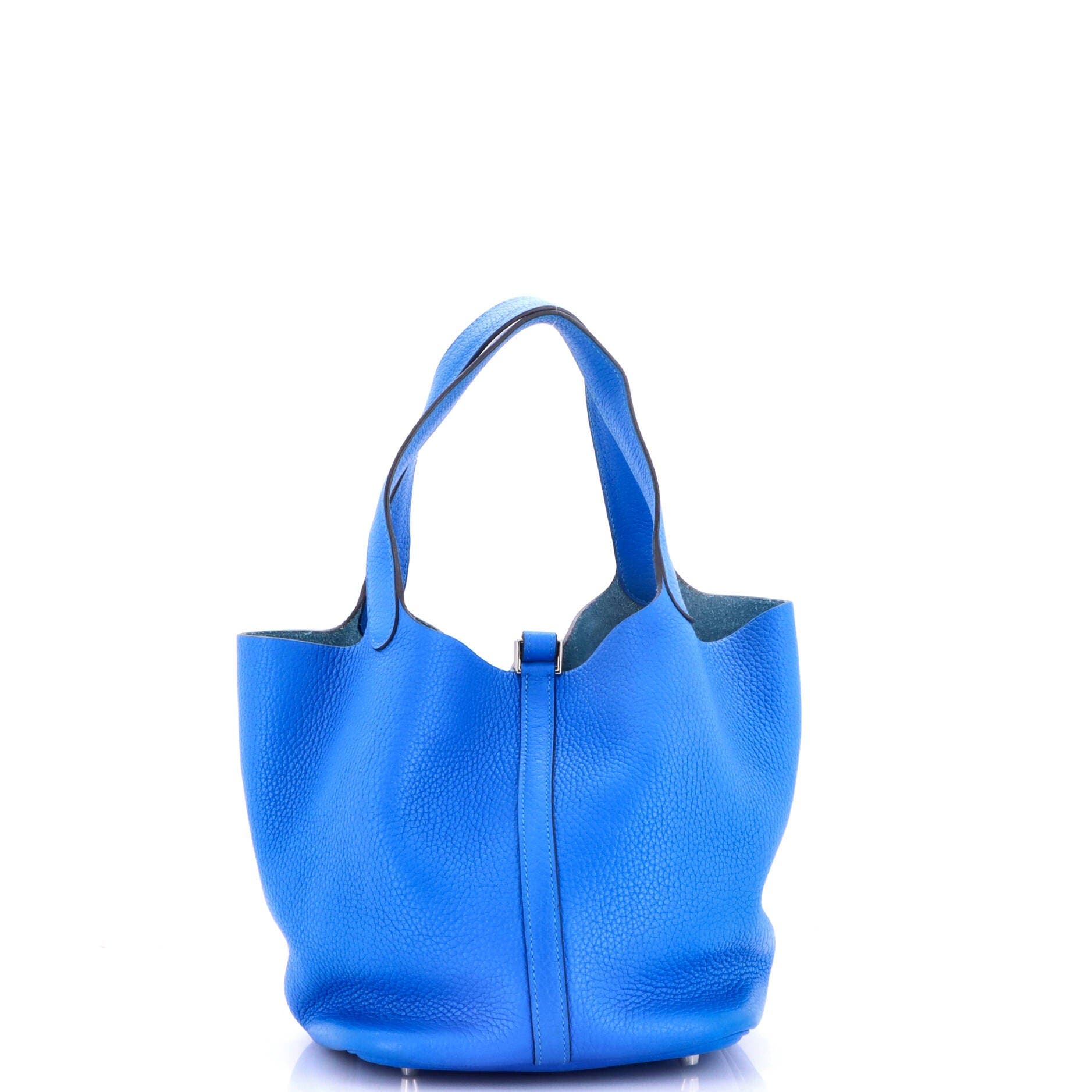 Picotin Lock Bag Clemence MM, Alternate, color, Blue