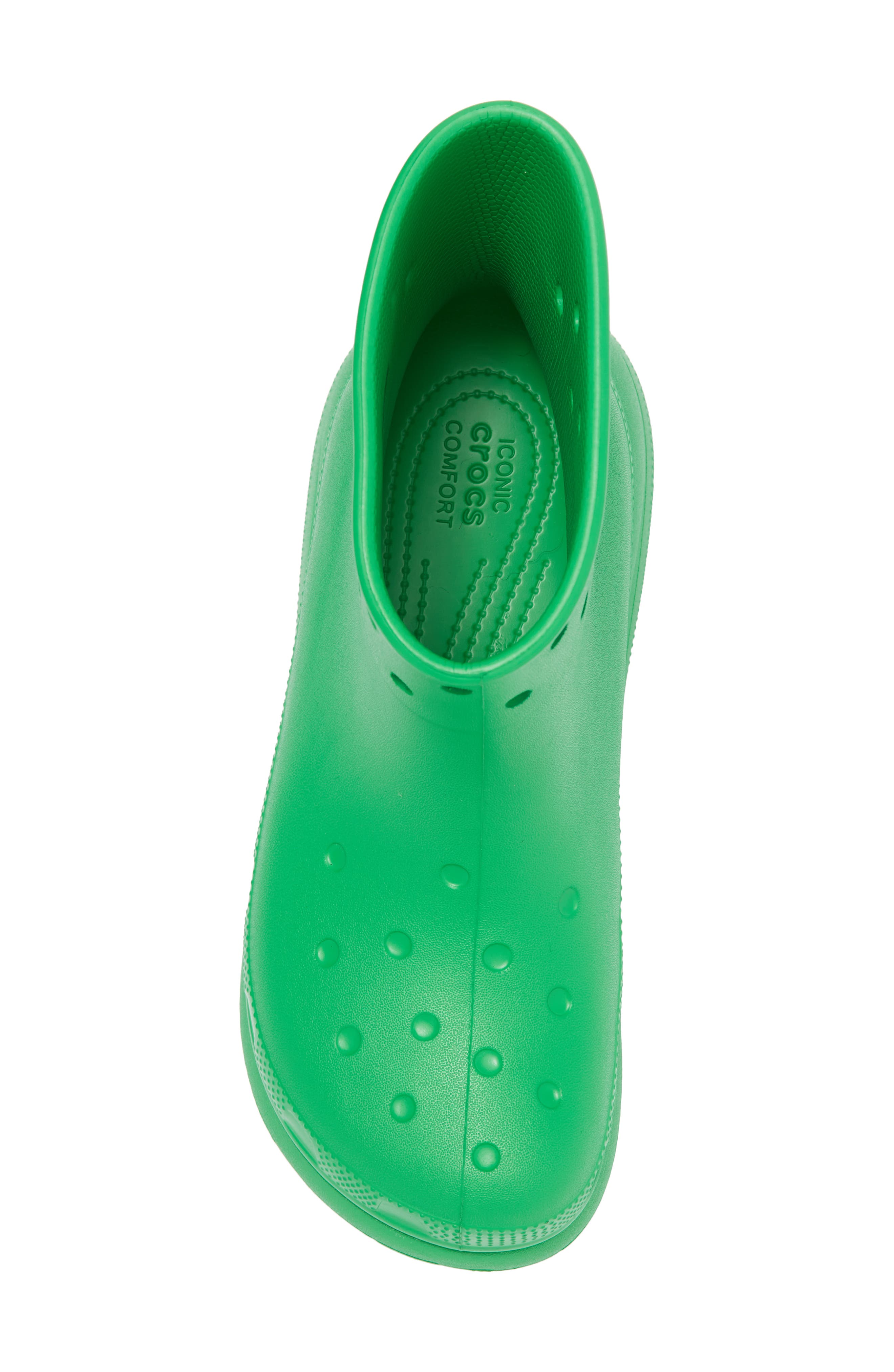 Gender Inclusive Crush Waterproof Platform Boot, Alternate, color, GRASS GREEN