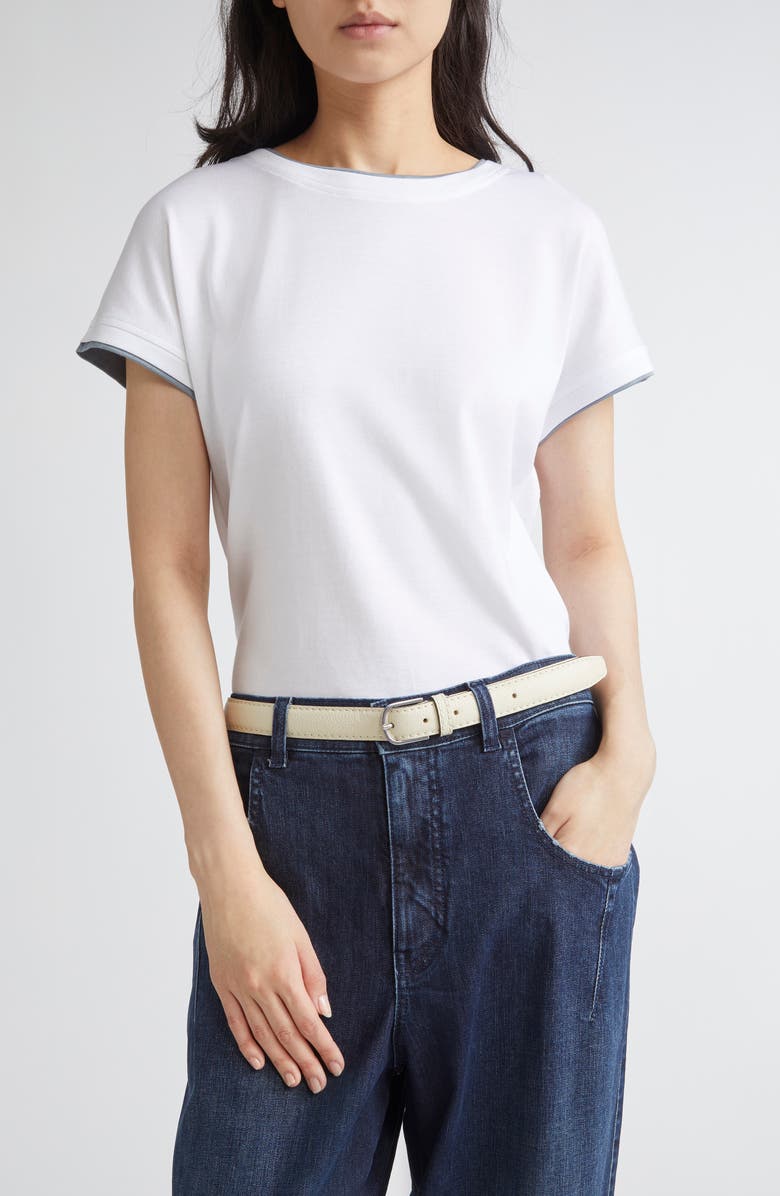 Eleventy Iconic Cotton T-Shirt, Main, color, 