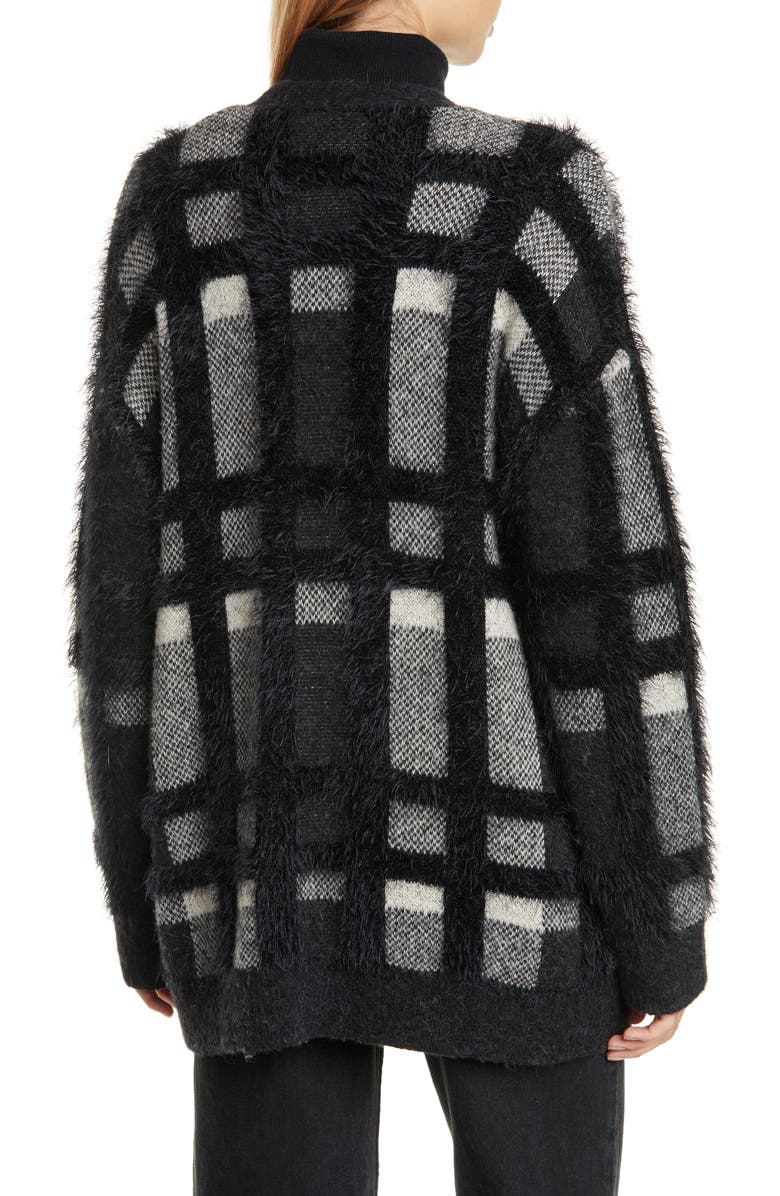Equipment Cisse Textured Plaid Cardigan, Alternate, color, 
