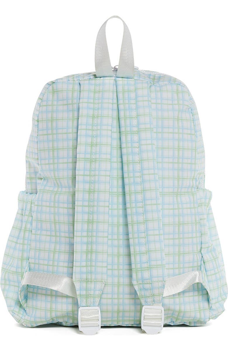 TRVL Design Classic Plaid Green Backpack, Alternate, color,