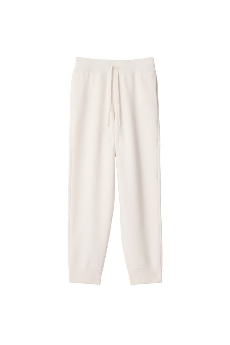 Cashmere Blend Jogging Pants, Alternate, color, Chalk white
