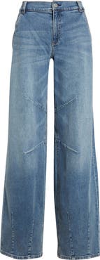 Alice + Olivia Parker Wide Leg Jeans
