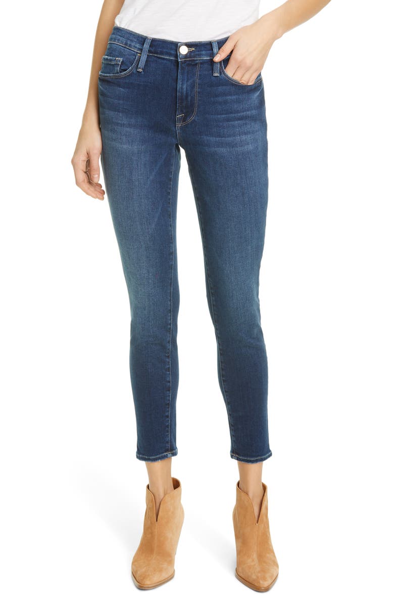 FRAME Le Skinny de Jeanne Crop Jeans, Main, color, 