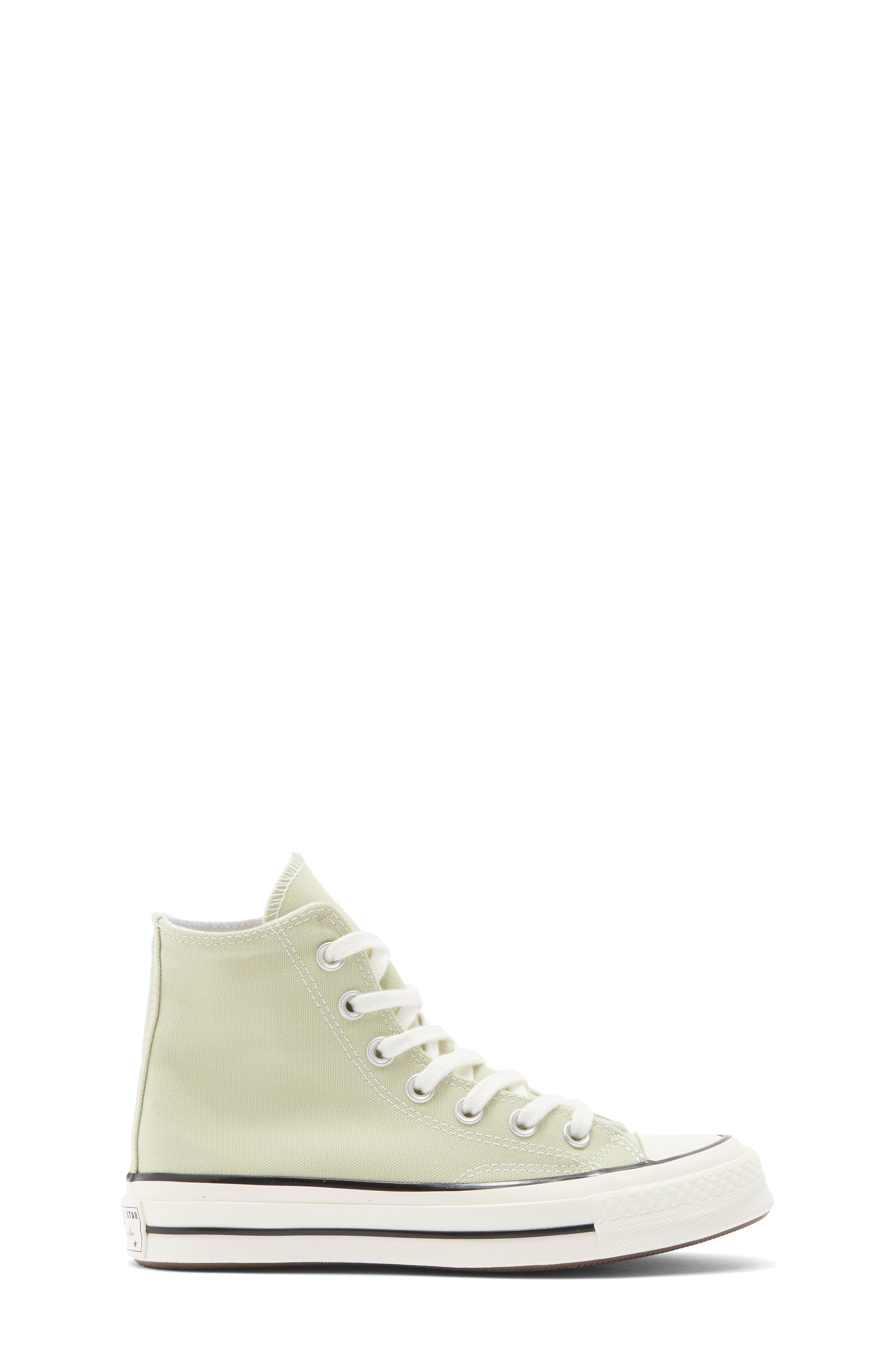 Converse Kids' Chuck Taylor All Star 70 High Top Sneaker, Alternate, color, Olive Aura/ Egret/ Black