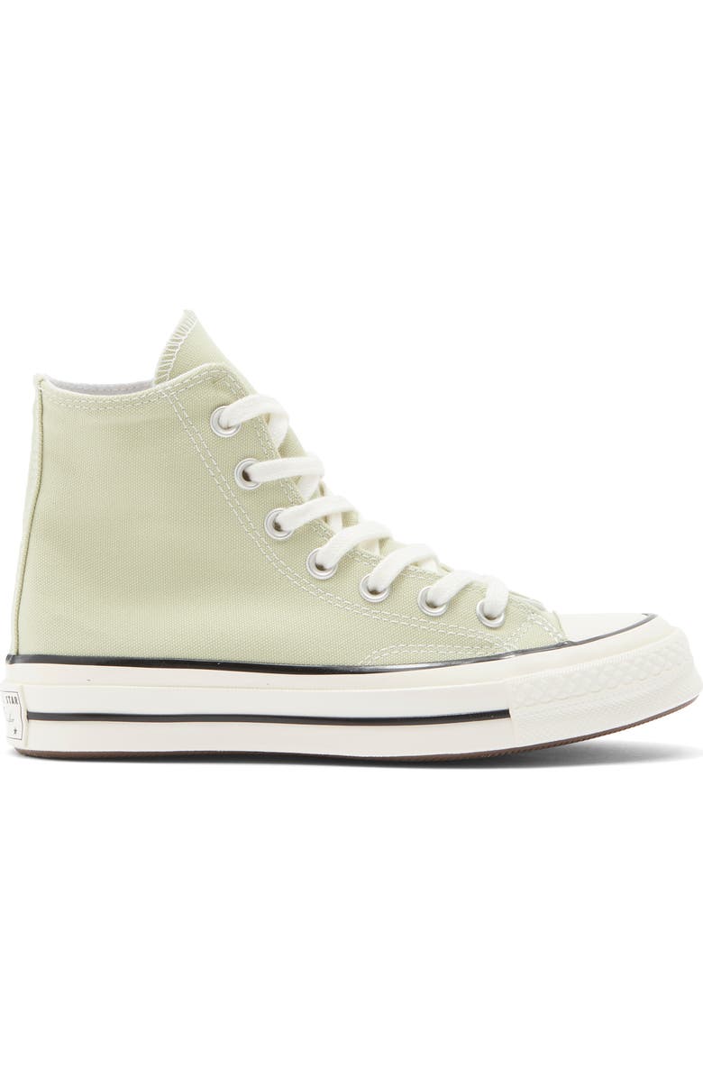 Converse Kids' Chuck Taylor All Star 70 High Top Sneaker, Alternate, color, Olive Aura/ Egret/ Black
