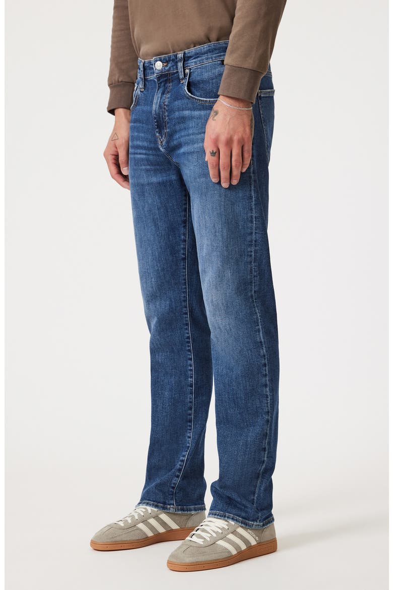 Zach Straight Leg Jeans, Alternate, color, DARK BRUSHED CLASSIC BLUE