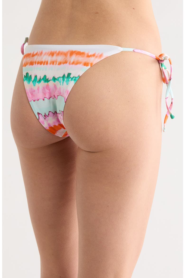 Sunning Reversible Cheeky Bikini Bottoms, Alternate, color, PINK