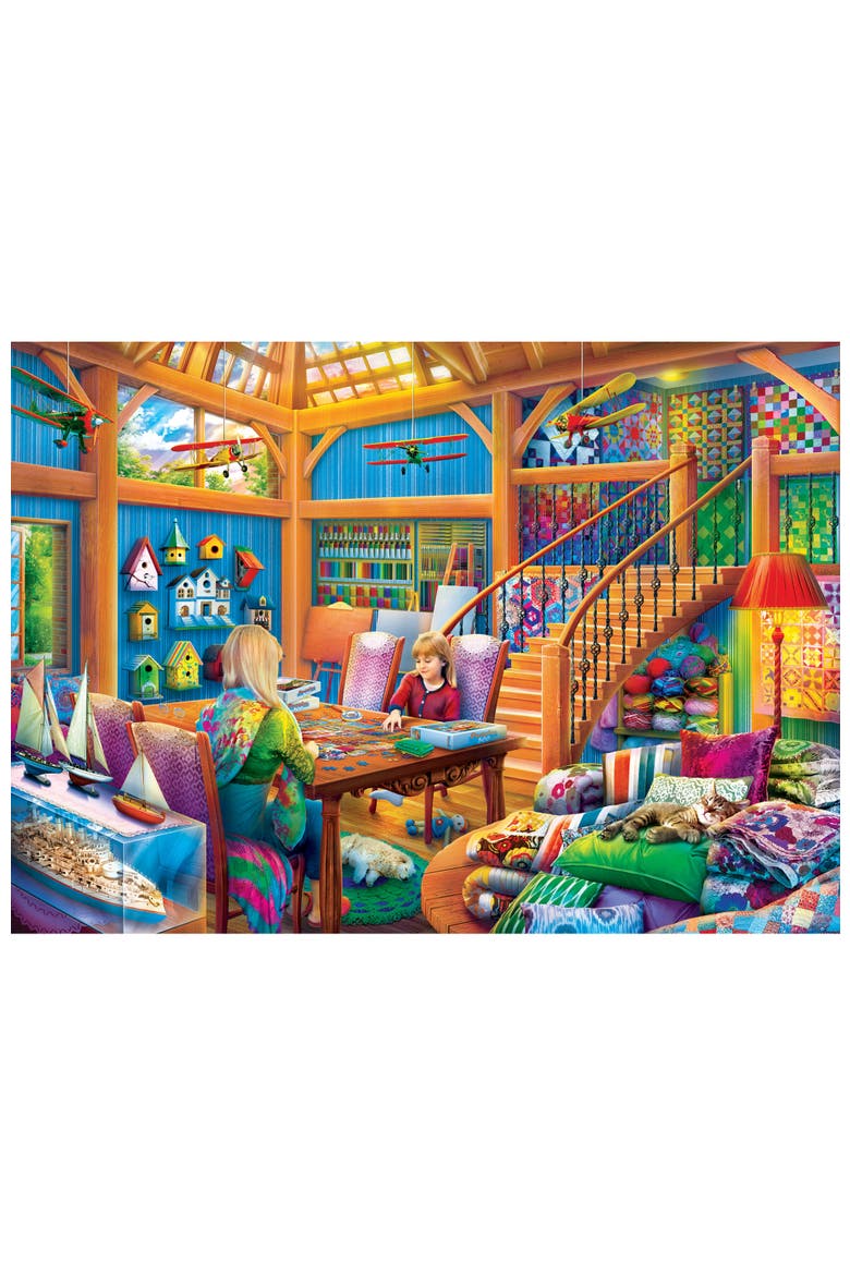 Hobby Time 500 Piece Jigsaw Puzzle, Alternate, color, Multicolor