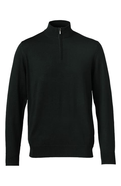 Pure Merino Zip Neck Sweater