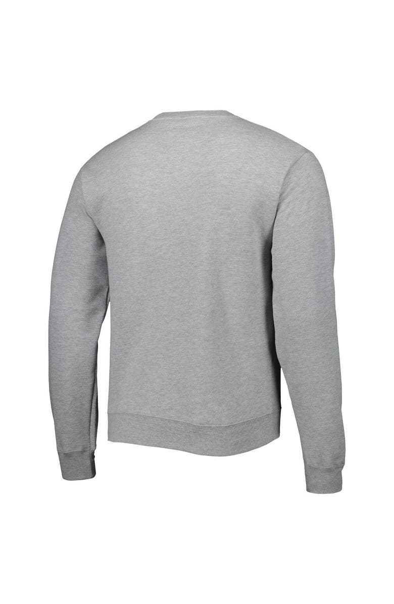 LEAGUE COLLEGIATE WEAR Men's League Collegiate Wear Heather Gray Clemson Tigers 1965 Arch Essential Lightweight Pullover Sweatshirt, Alternate, color, Heather Gray