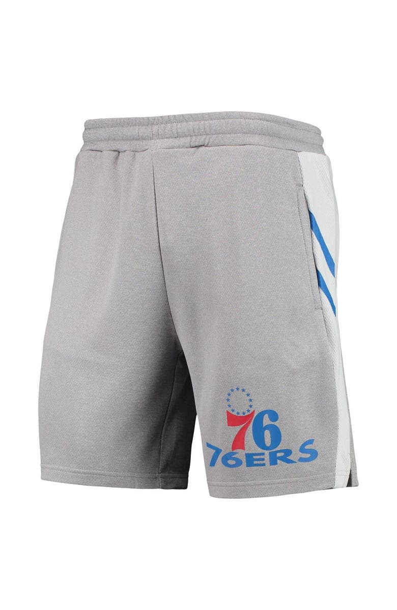 CONCEPTS SPORT Men's Concepts Sport Gray Philadelphia 76ers Stature Shorts, Alternate, color, Gray