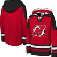 Outerstuff Youth Red New Jersey Devils Ageless Must Have Home V-Neck Pullover Hoodie