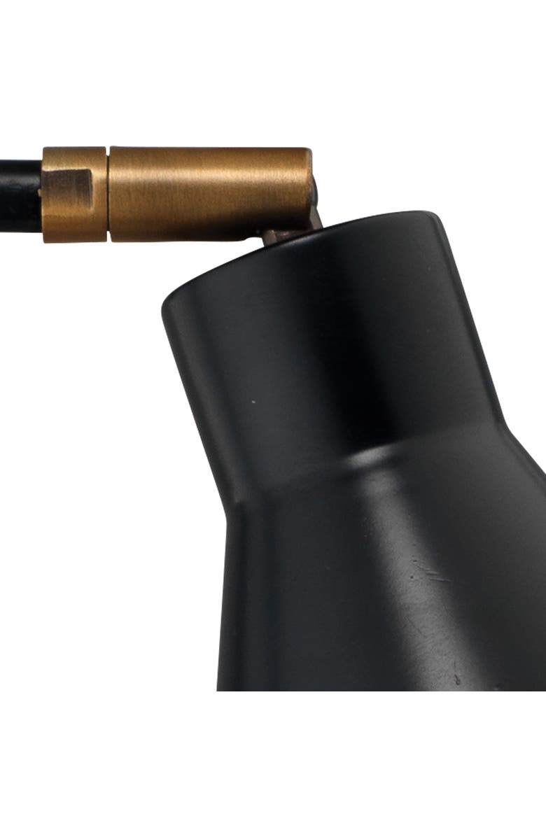 JAMIE YOUNG Chronicle Marble Task Lamp with Iron Shade, Alternate, color, Black