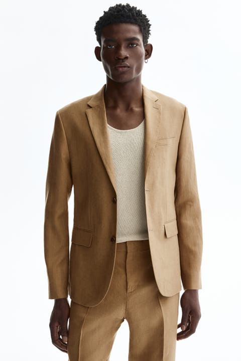 Slim-Fit Linen Jacket