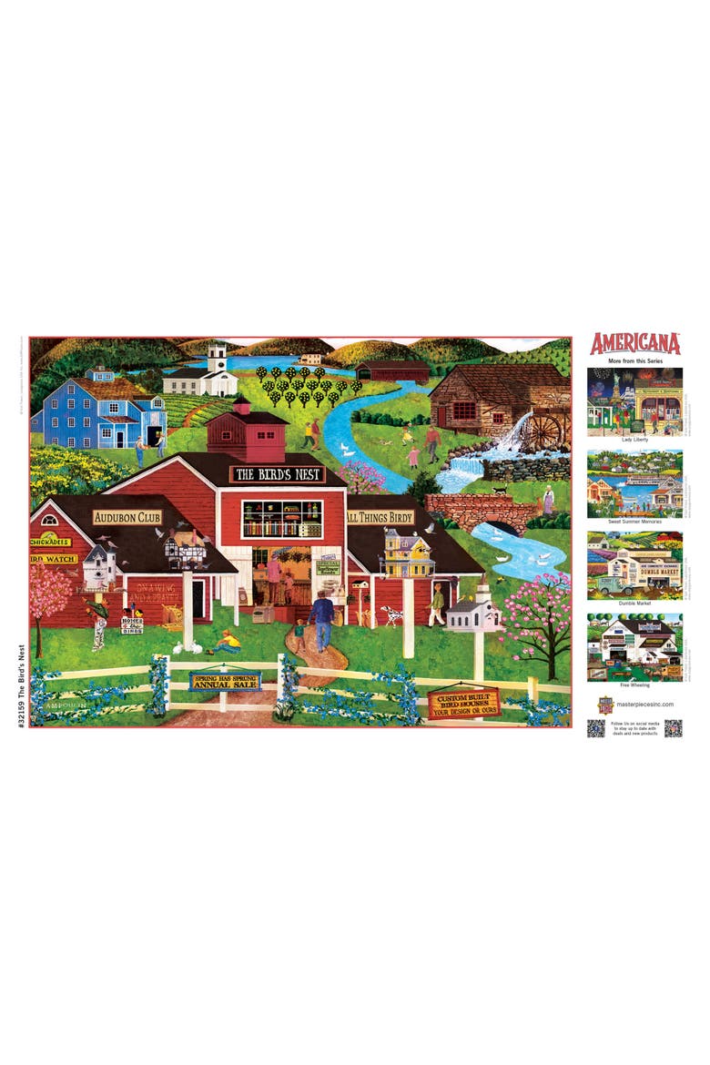 The Bird's Nest 500 Piece Jigsaw Puzzle, Alternate, color, Multicolor