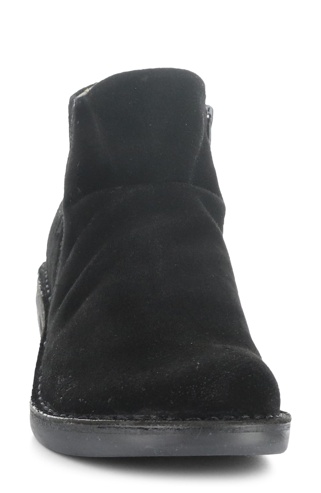Fly London Merk Bootie, Alternate, color, 005 Black Oil Suede