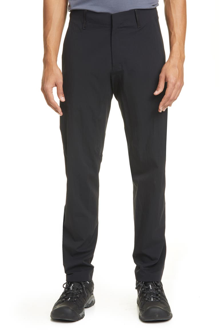 Convex LT Water Resistant Stretch Nylon Pants, Main, color, BLACK