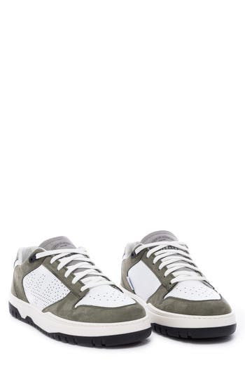 P448 Mason Sneaker In White Grey Green