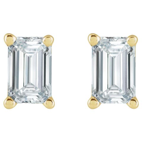 5/8 CT Lab-Grown Diamond Earrings in 14K Gold