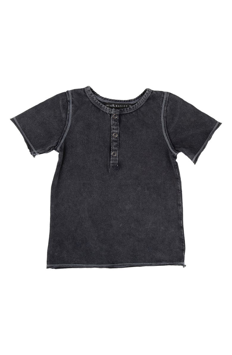 Miki Miette Kids' Pauli Cotton Henley, Main, color,