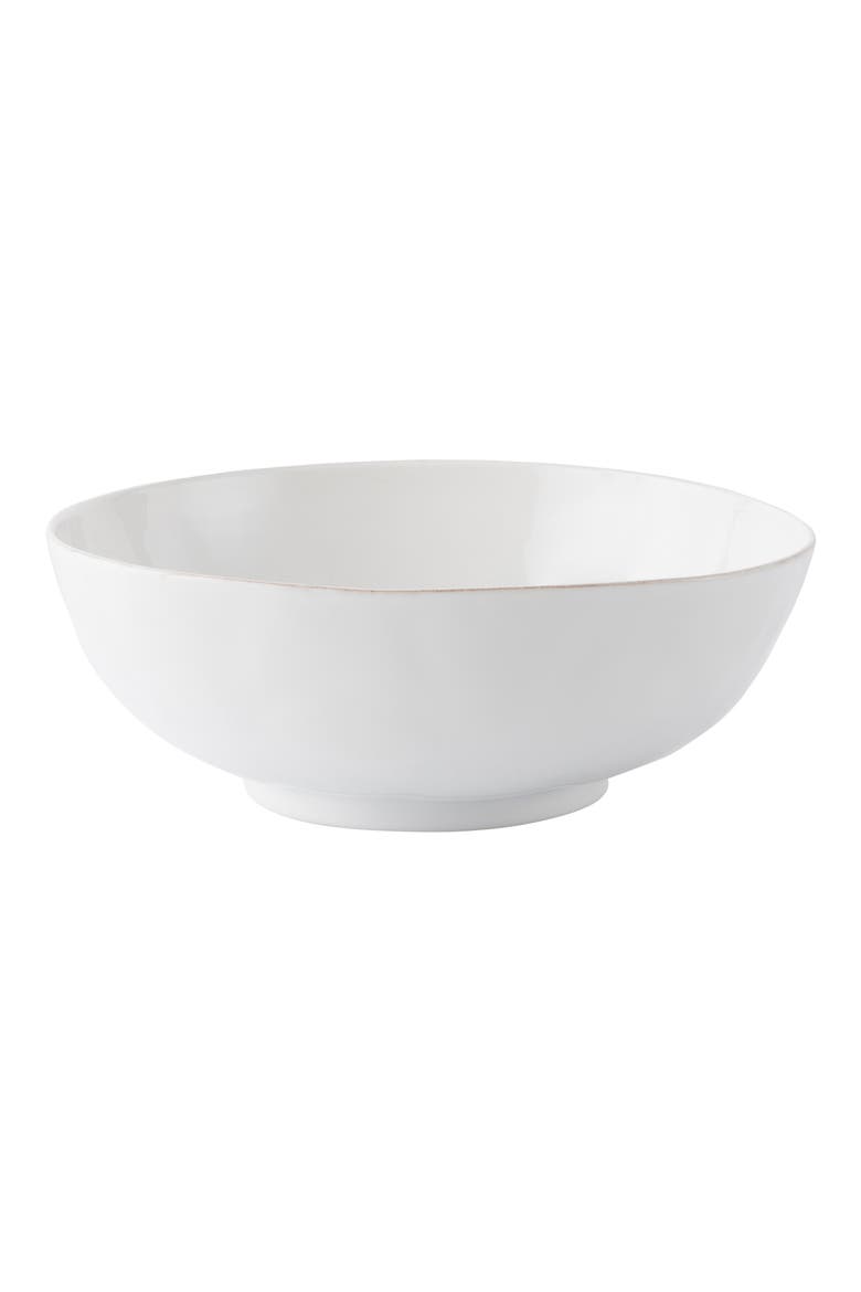 'Puro' Ceramic Serving Bowl, Main, color, WHITEWASH