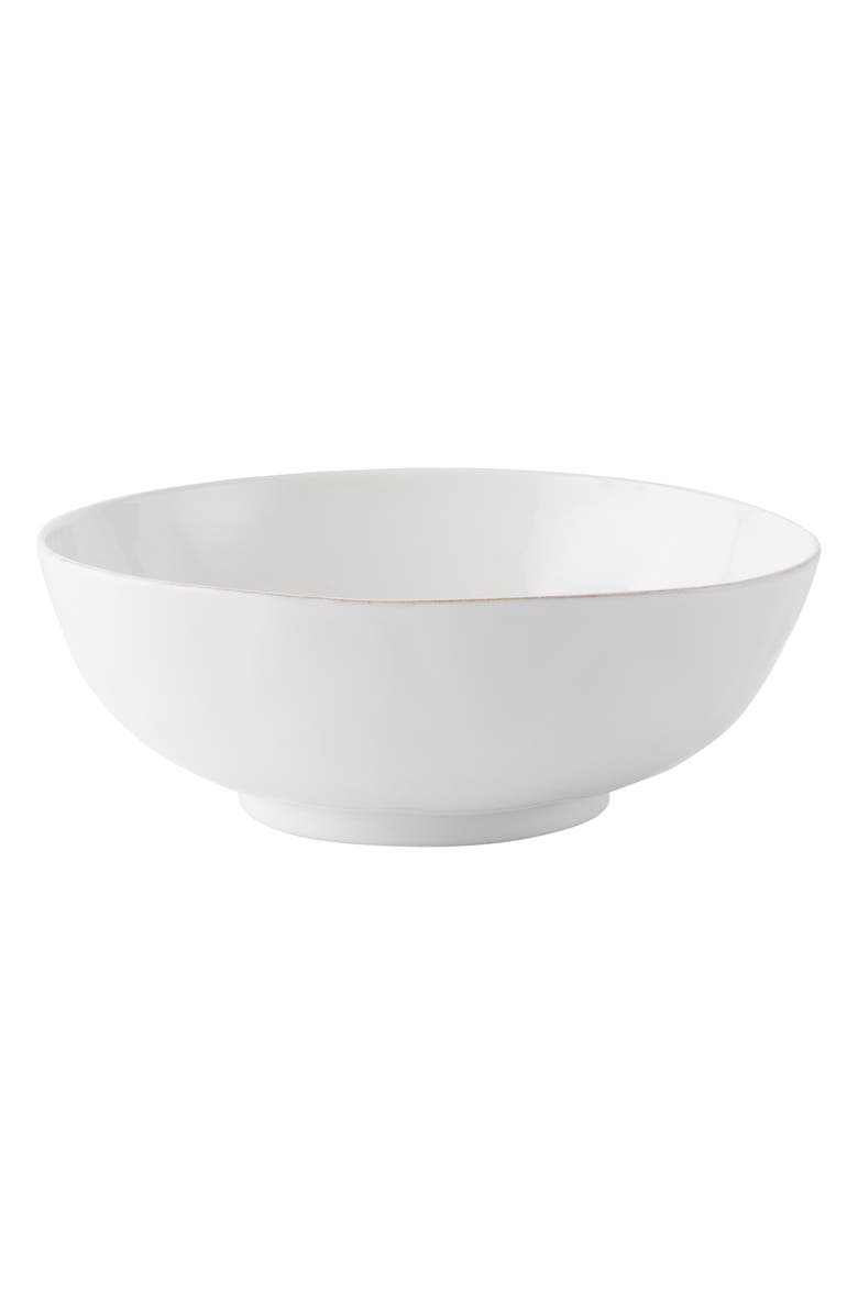 Juliska 'Puro' Ceramic Serving Bowl, Main, color, Whitewash