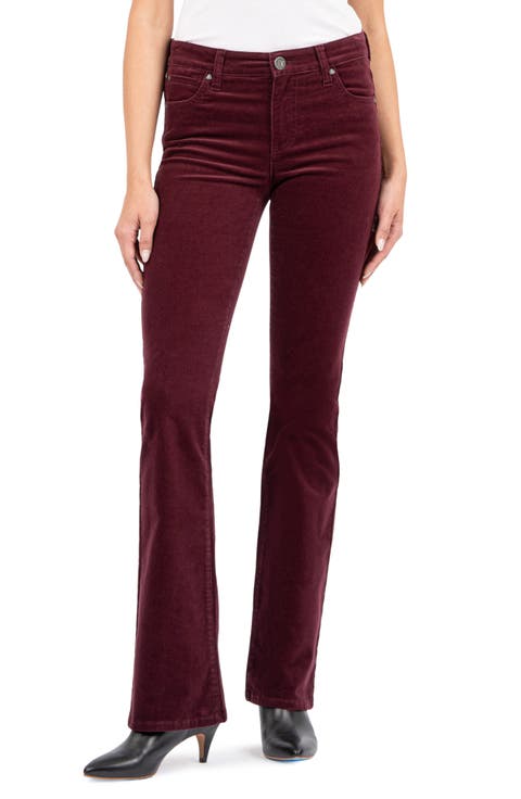 Karen Bootcut Corduroy Pants (Regular & Petite)