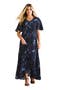  Navy Blue Floral