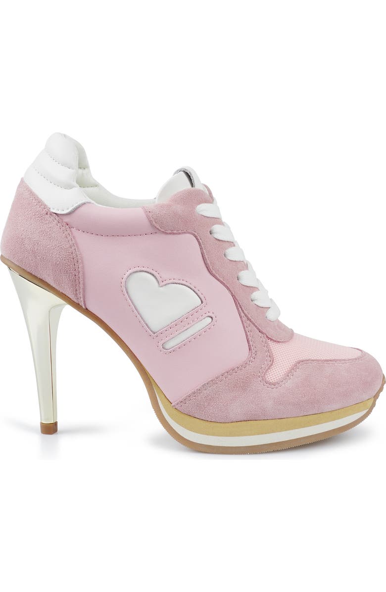 Candie's Percy Platform Pump, Alternate, color, Pink