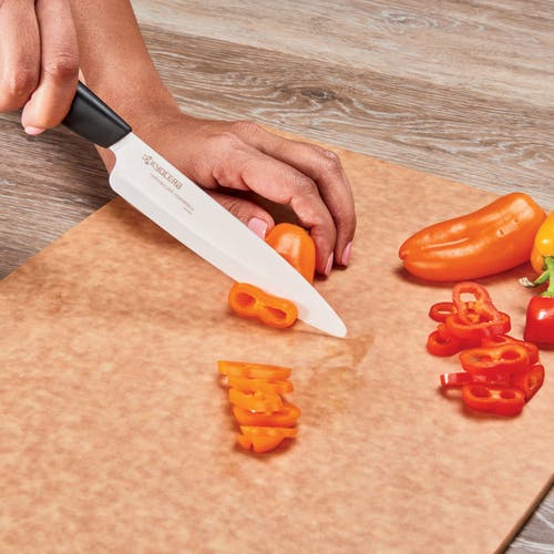 Kyocera Revolution Ceramic 5 Inch Slicing Knife In Black