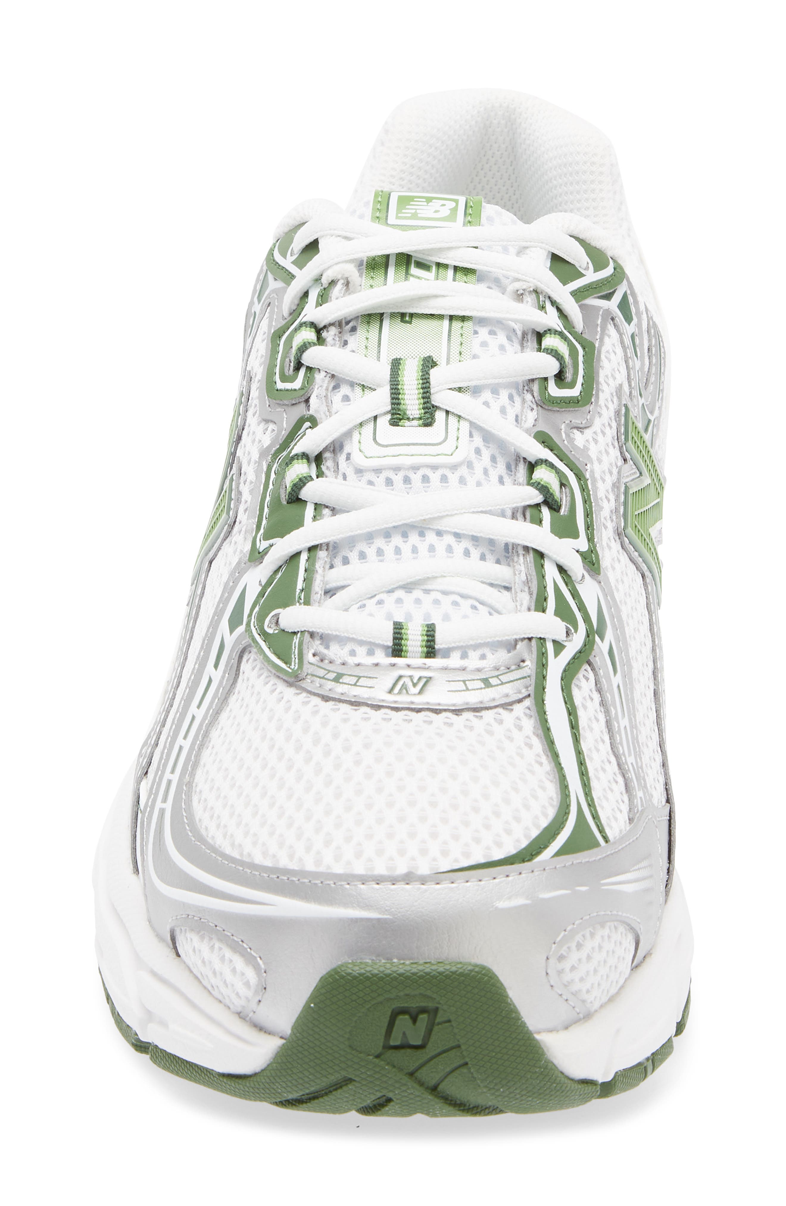 New Balance Gender Inclusive 740 Sneaker, Alternate, color, White/ Alpine Green