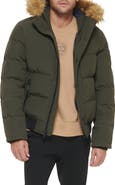 Tommy Hilfiger Arctic Snorkel Faux Fur Trim Bomber Jacket