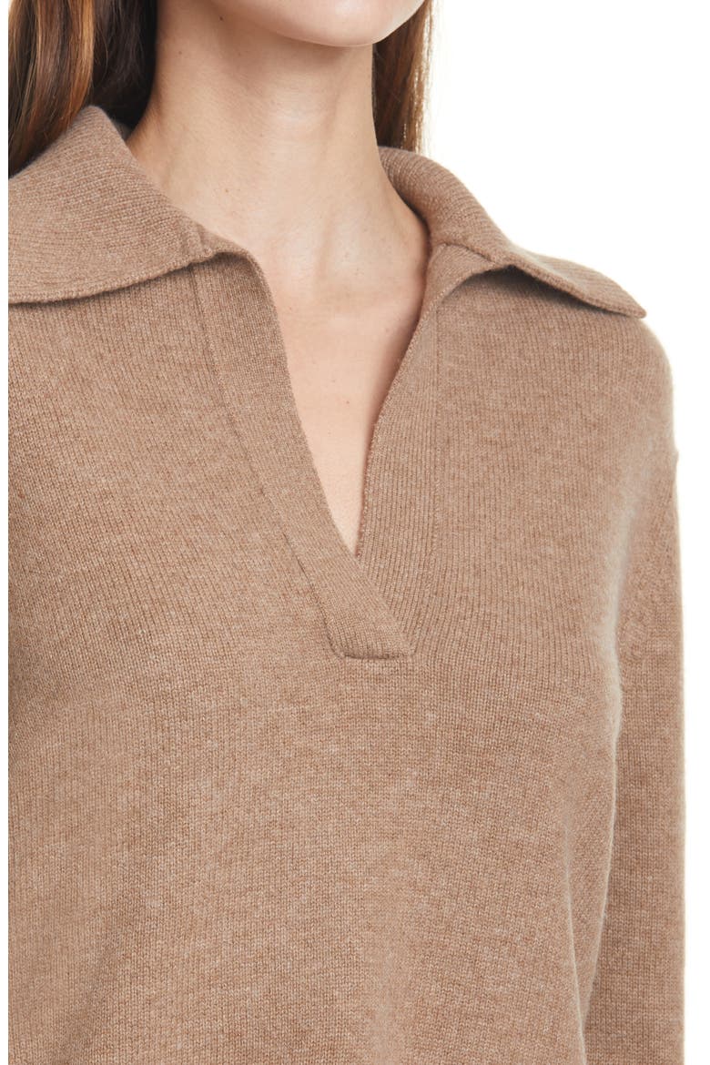 Wool & Cashmere Polo Sweater, Alternate, color, H CHESTNUT