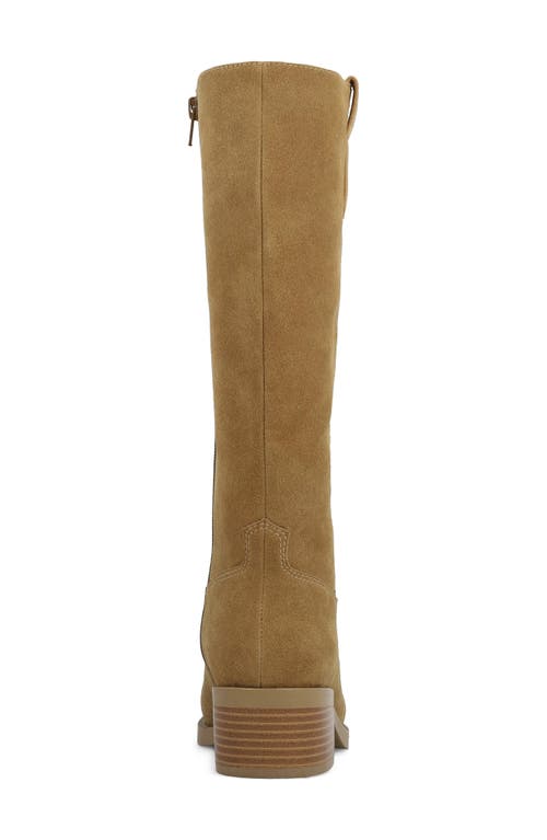 Mia Duston Block Heel Boot In Brown