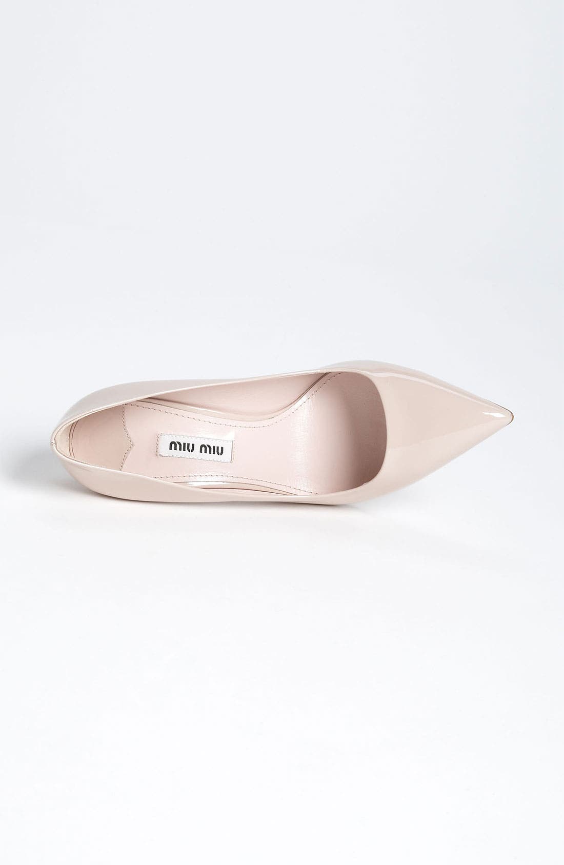 Miu Miu Glitter Sole Pointy Toe Pump, Alternate, color, 