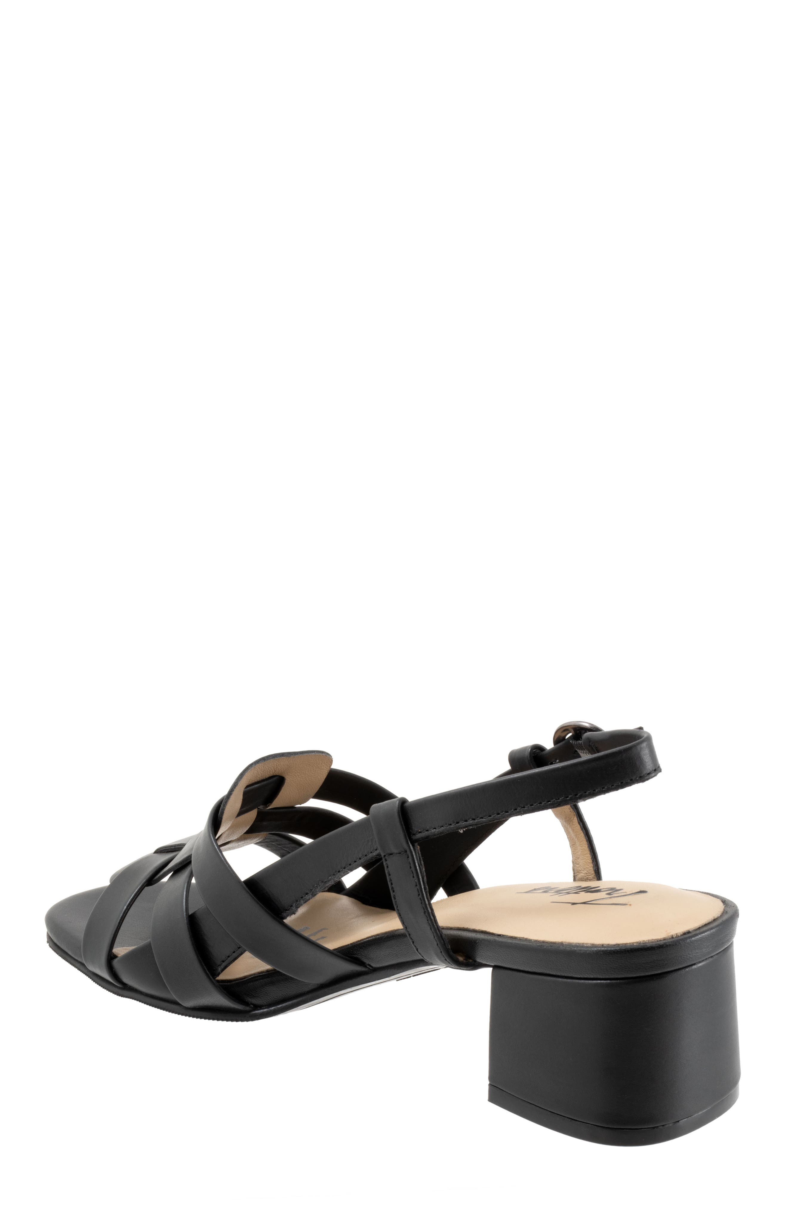 Trotters Luna Slingback Sandal, Alternate, color, Black